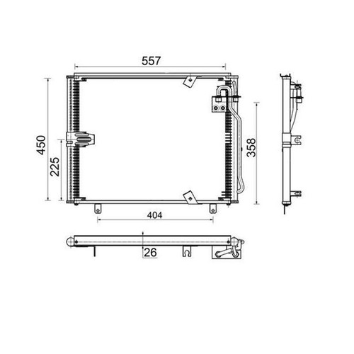 Mahle 148 000s kondensator - ac,